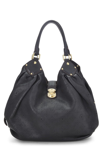 Louis Vuitton, Pre-Loved Black Monogram Mahina Large, Black