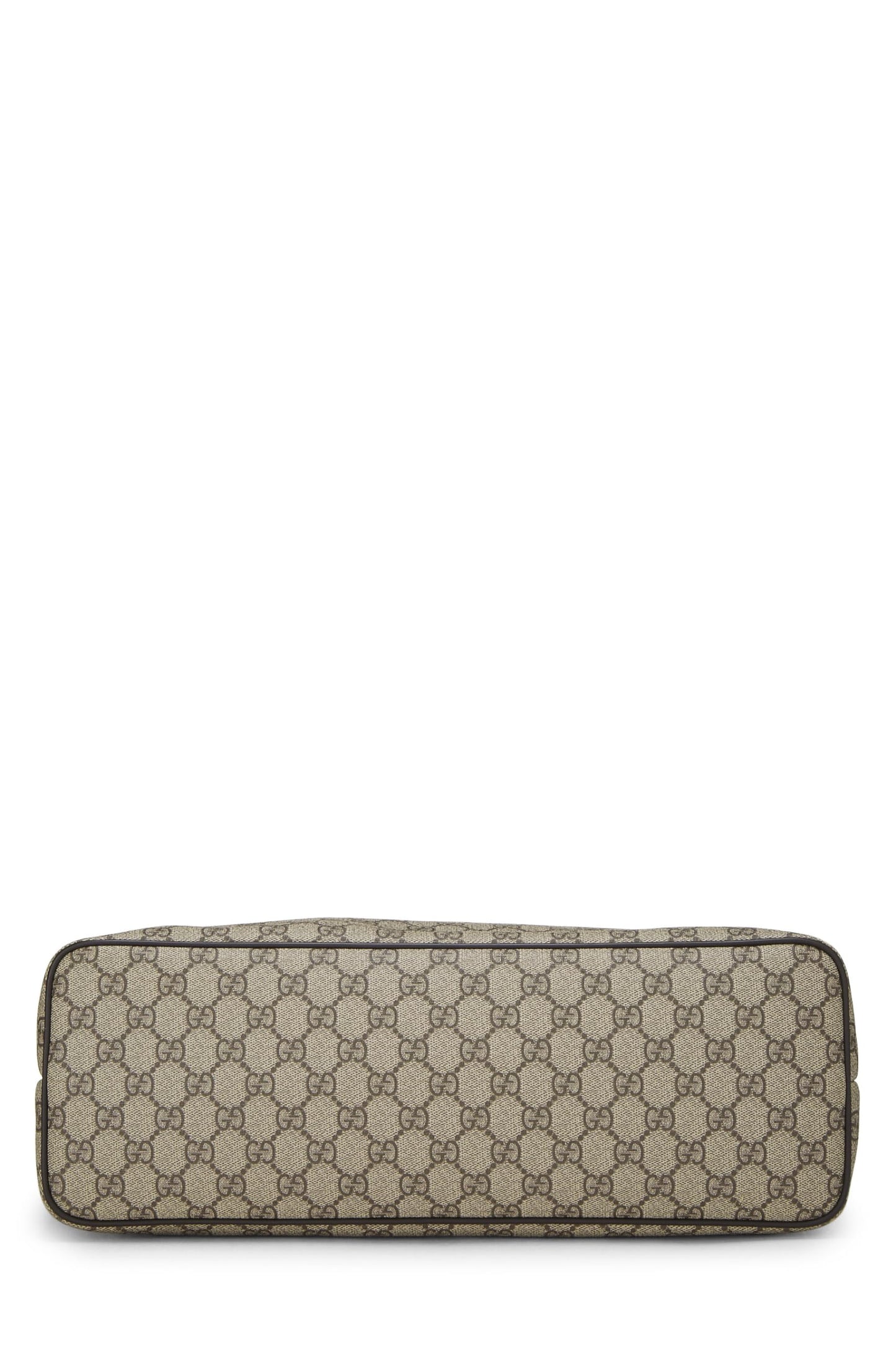 Gucci, sac fourre-tout zippé en toile GG Supreme d'origine d'occasion, marron