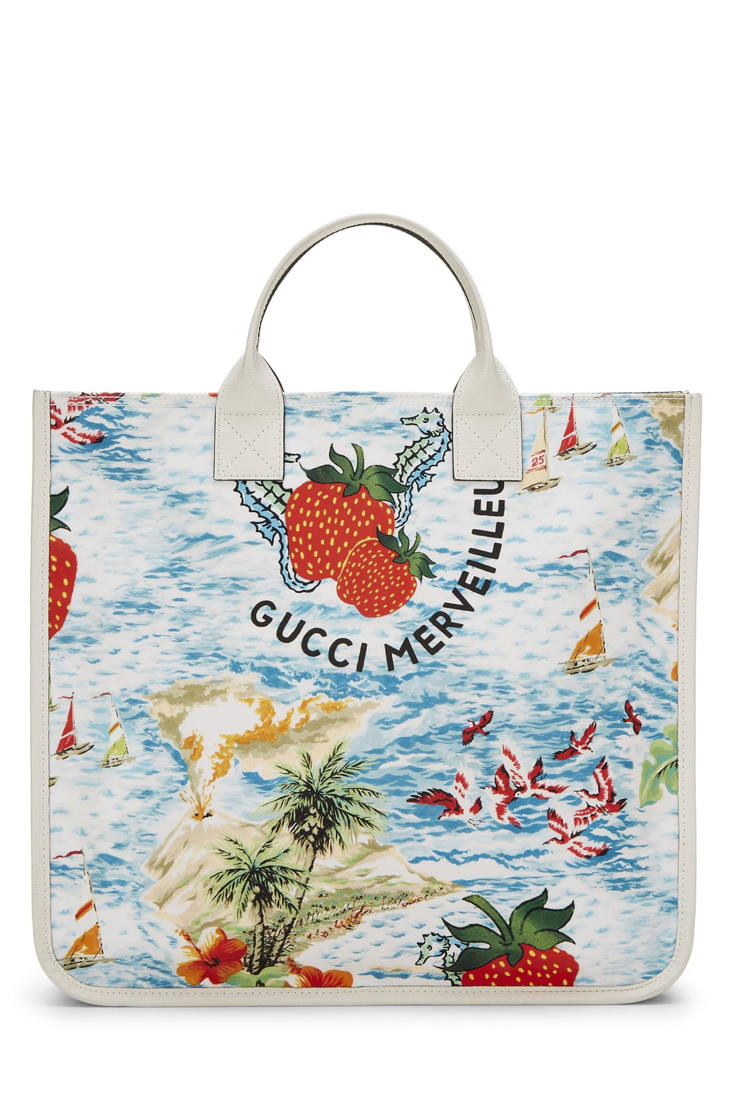 Gucci, sac fourre-tout Merveilleux en nylon multicolore pour enfant, d'occasion, multicolore