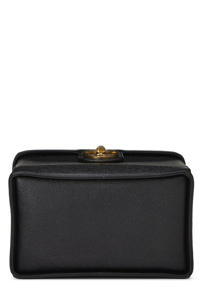 Chanel, Vanity Large Black Caviar d'occasion, noir