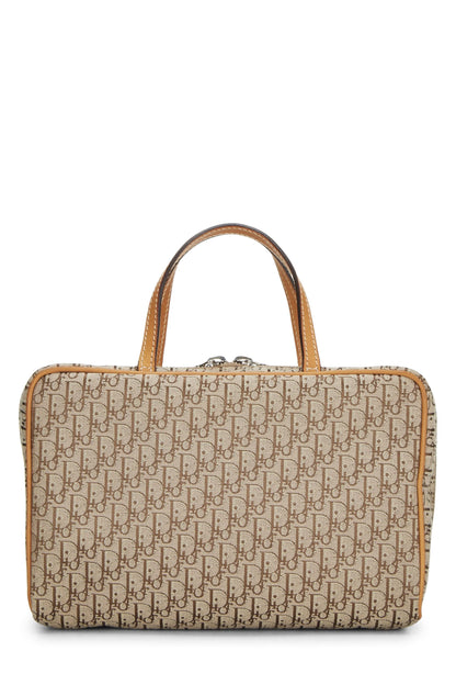 Dior, Bolso pequeño de lona Trotter beige Pre-Loved, Beige