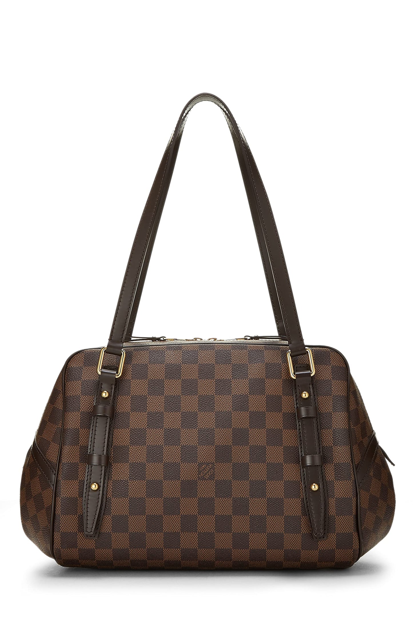 Louis Vuitton, Damier Ebene Rivington PM d'occasion, marron