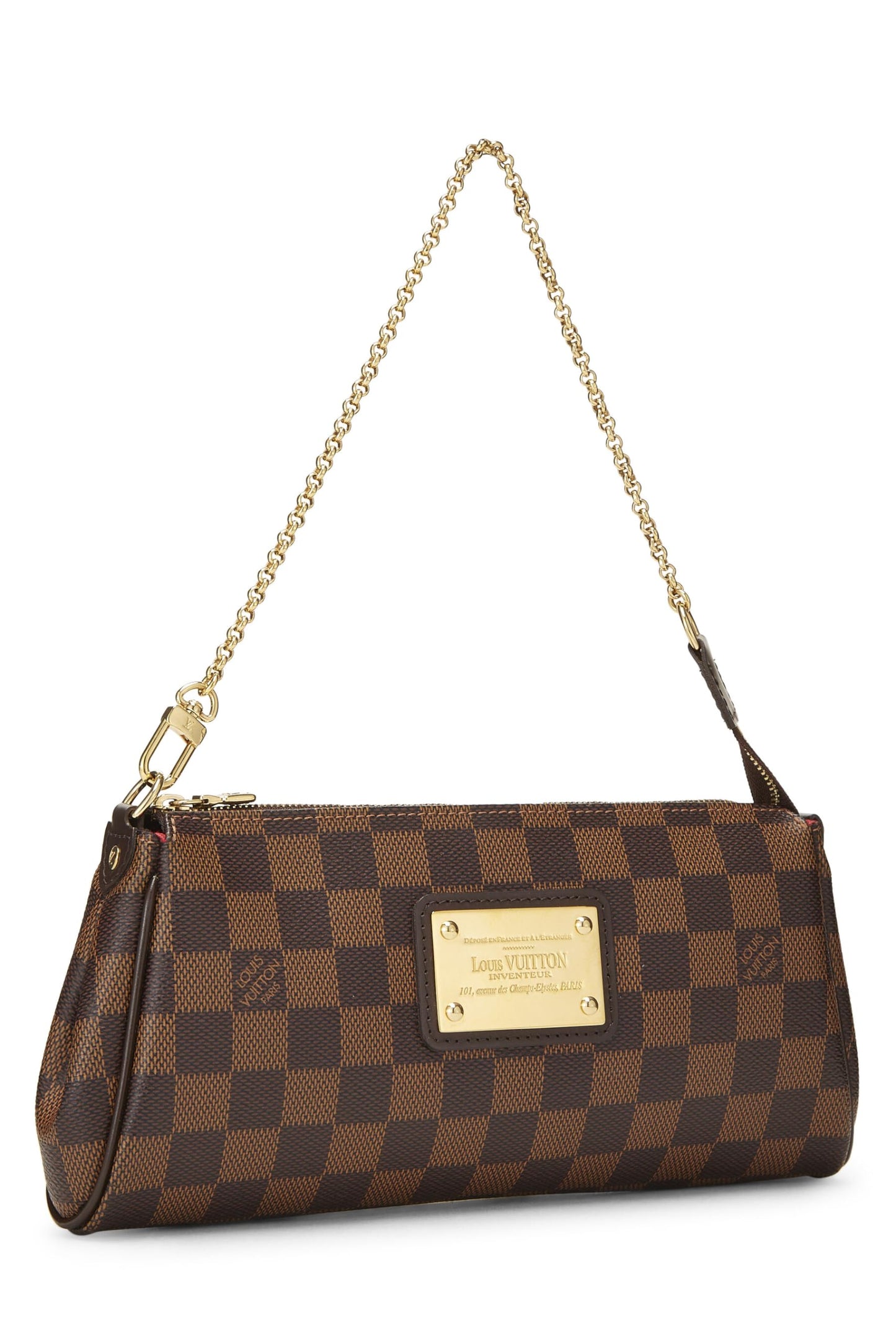 Louis Vuitton, Damier Ebene Eva d'occasion, marron