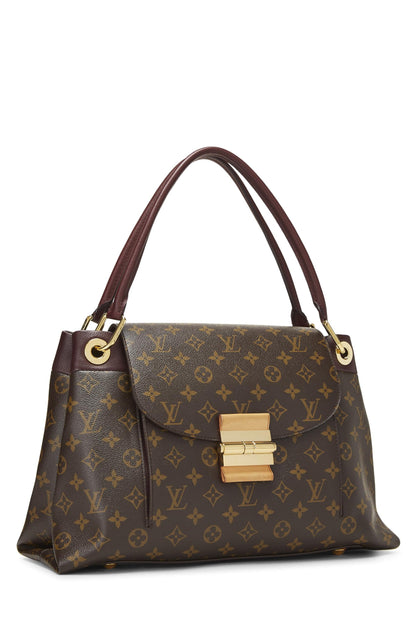 Louis Vuitton, Pre-Loved Purple Monogram Canvas Olympe, Purple