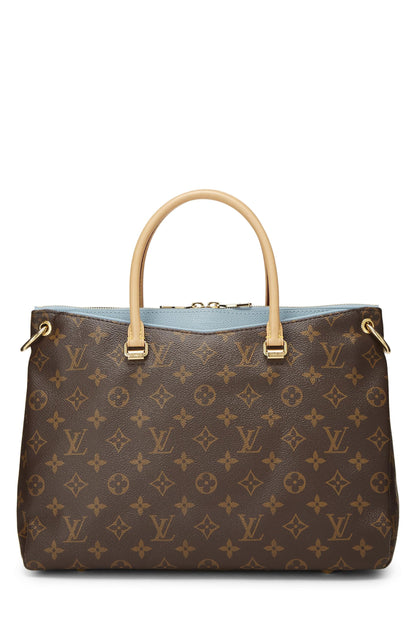 Louis Vuitton, Pallas en toile monogrammée bleue d'occasion, bleu