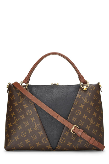 Louis Vuitton, sac fourre-tout V BB en toile monogrammée noire d'occasion, noir