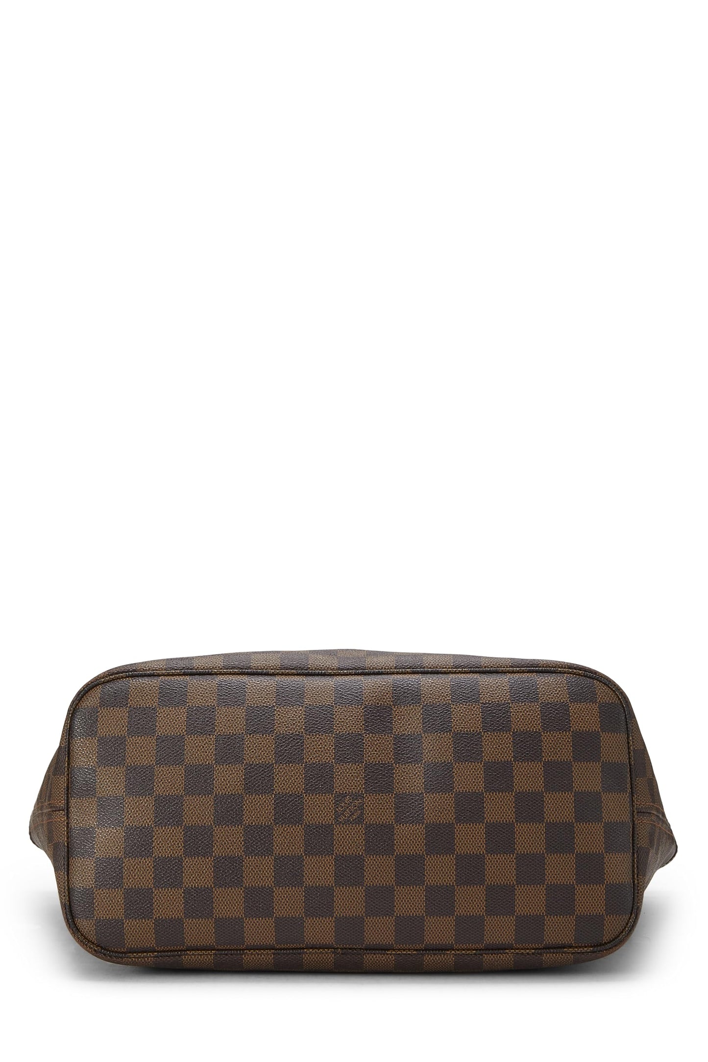 Louis Vuitton, Damier Ebene Neverfull MM preamado, Marrón