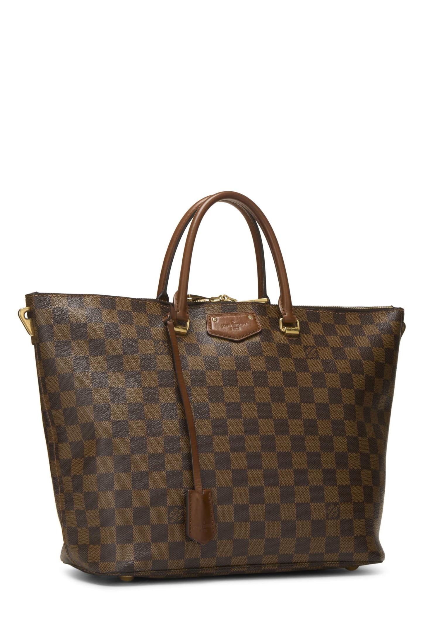 Louis Vuitton, Pre-Loved Damier Ebene Belmont, Brown