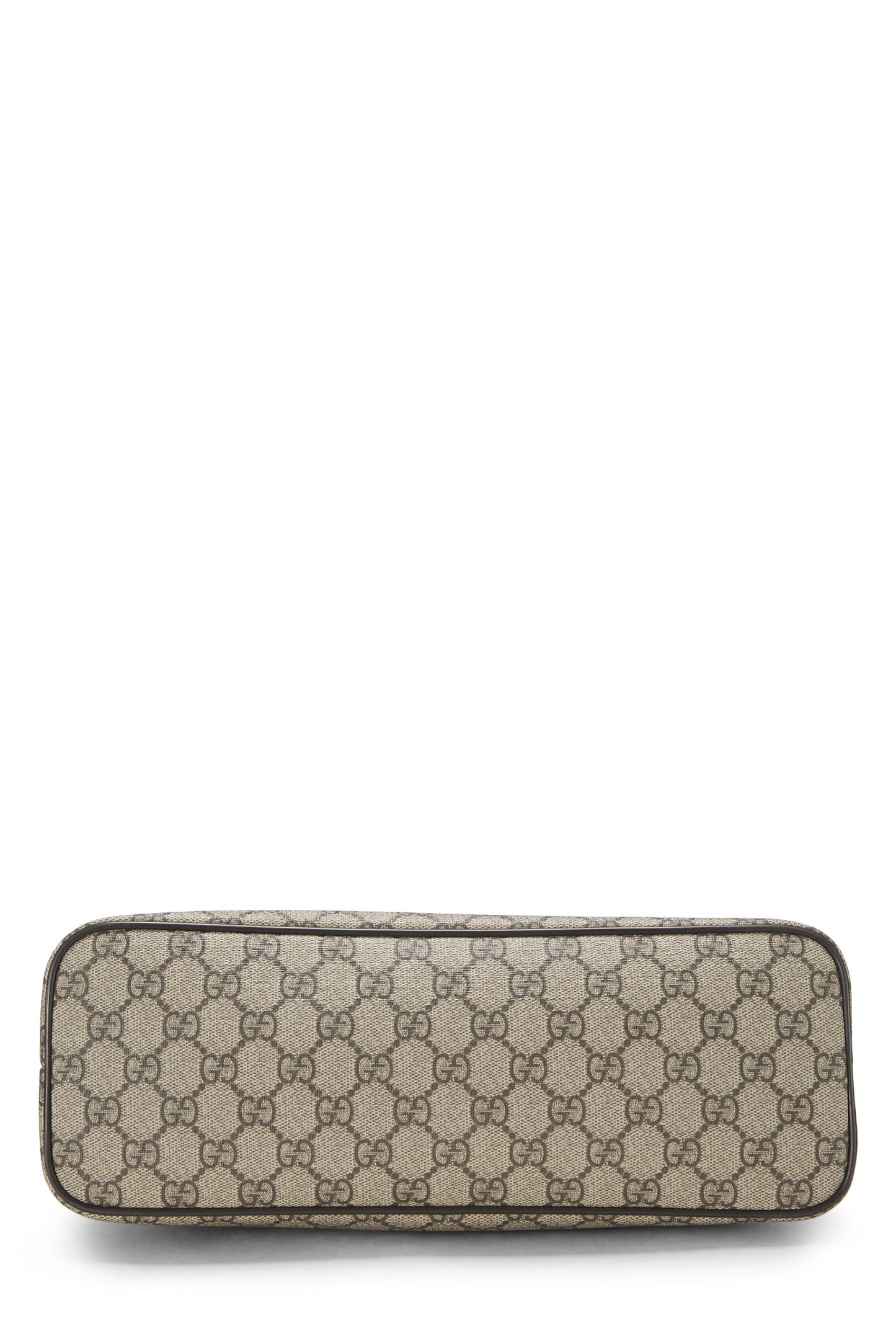 Gucci, sac fourre-tout zippé en toile GG Supreme marron d'origine d'occasion, marron