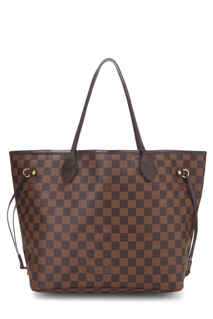 Louis Vuitton, Damier Ebene Neverfull MM NM d'occasion, marron