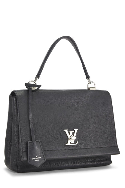 Louis Vuitton, Lockme II de cuero negro usado, Negro