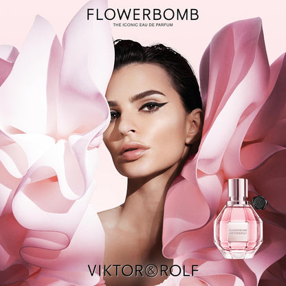 Viktor&amp;Rolf - Flowerbomb Eau de Parfum - Parfum Femme - Floral &amp; Boisé - Avec des Notes de Rose, Pivoine &amp; Patchouli - 10 ml - Format Voyage