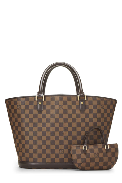 Louis Vuitton, Pre-Loved Damier Ebene Manosque GM, Brown