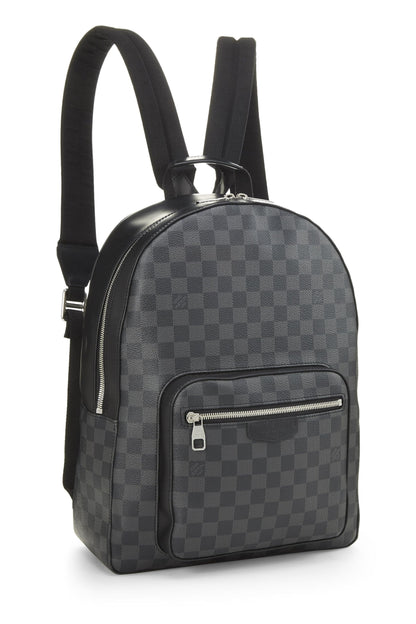 Louis Vuitton, sac à dos Josh Damier Graphite d'occasion, noir