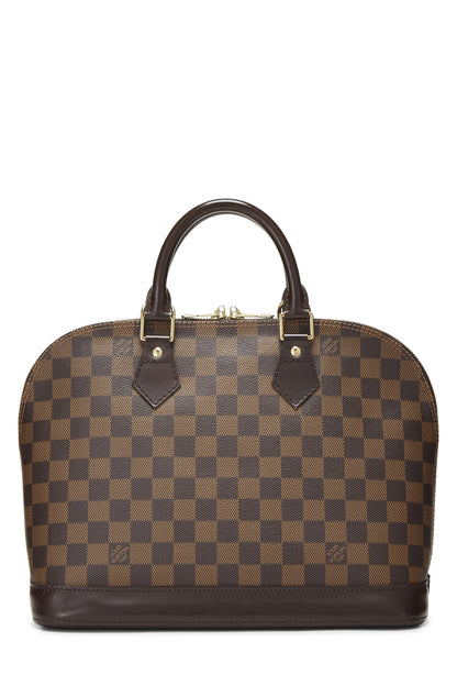 Louis Vuitton, Pre-Loved Damier Ebene Alma PM, Brown