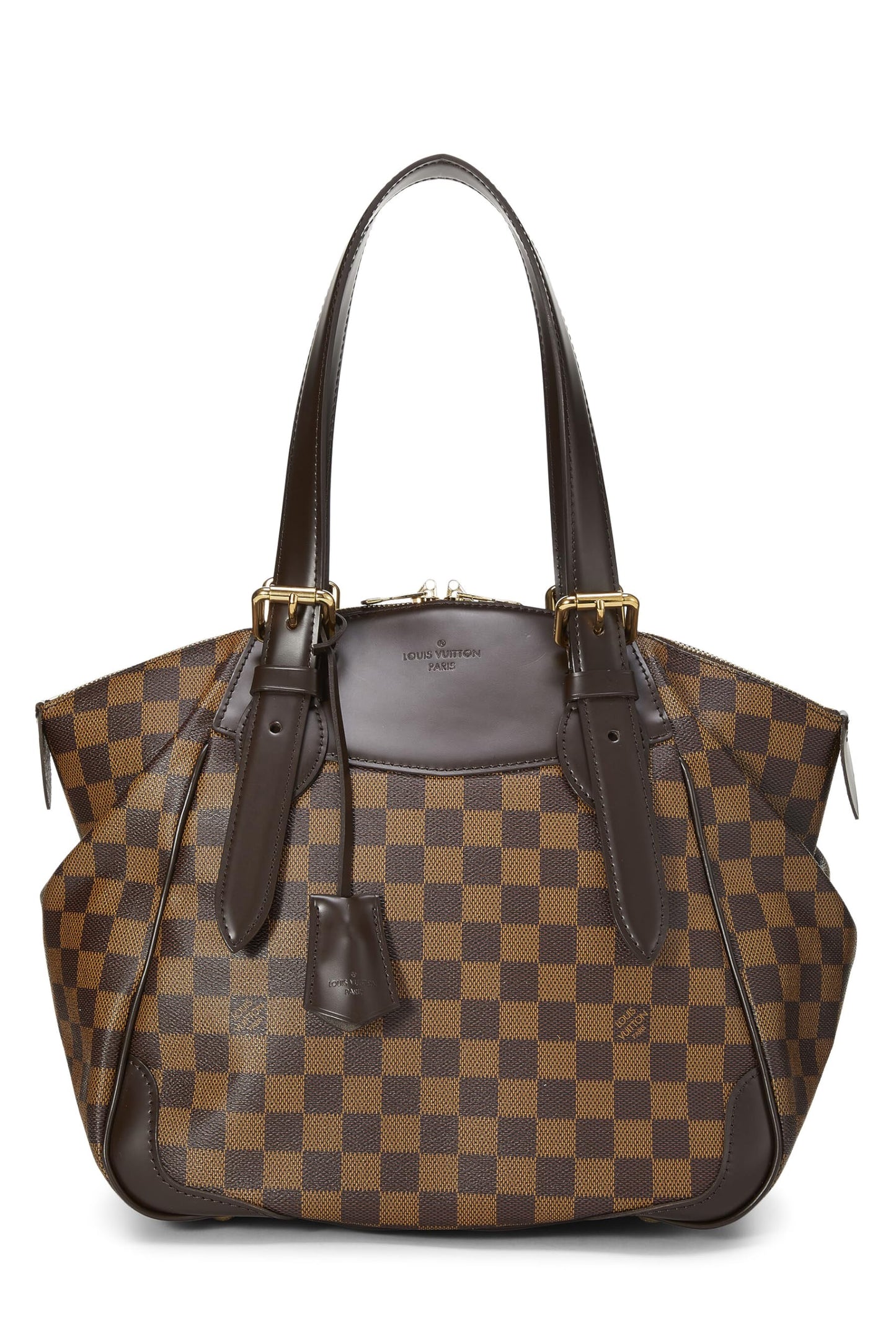 Louis Vuitton, Pre-Loved Damier Ebene Verona MM, Marrón