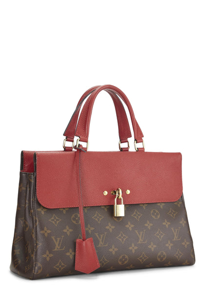 Louis Vuitton, Venus de lona con monograma rojo Pre-Loved, Rojo