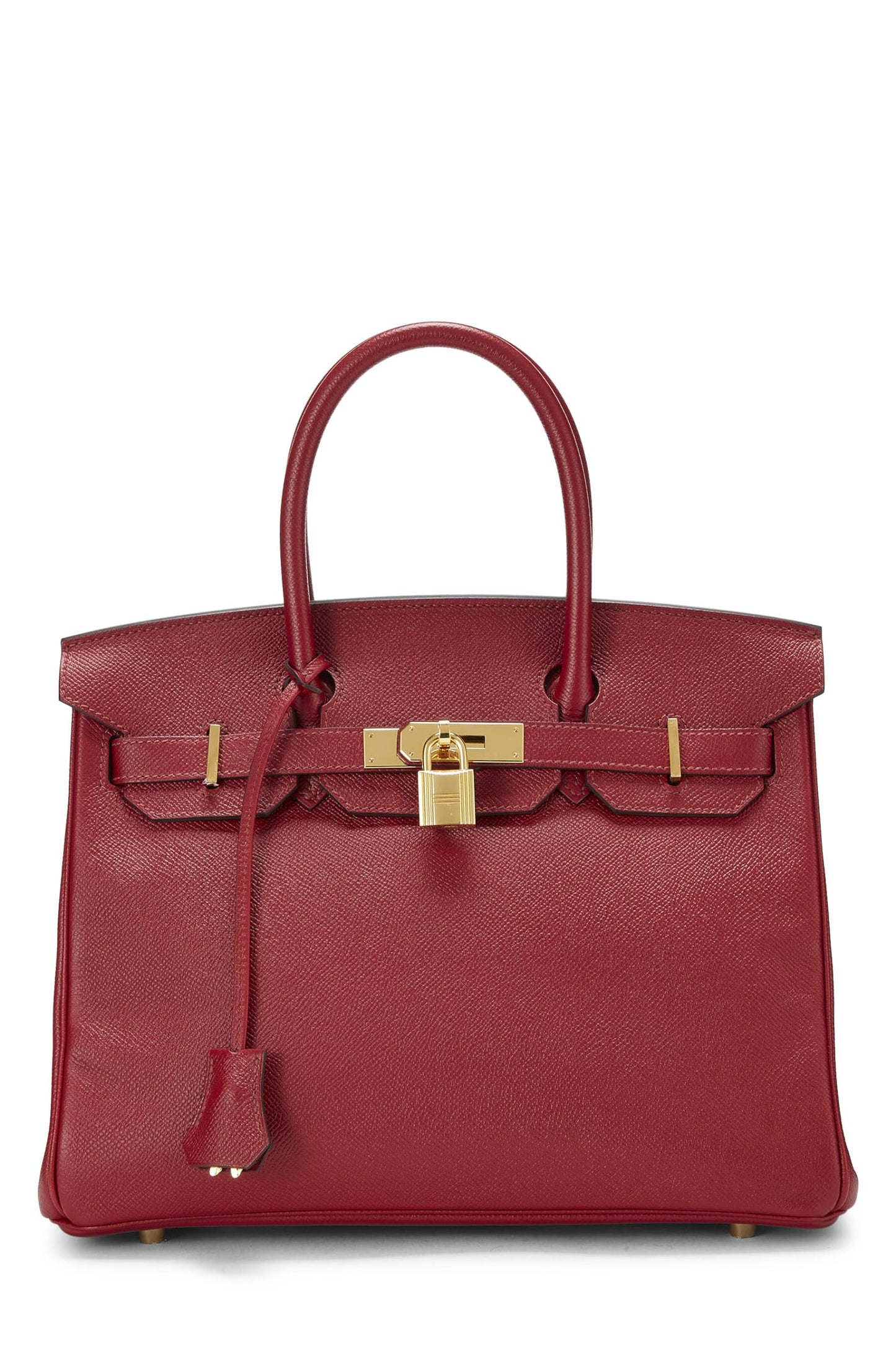 Hermès, Pre-Loved Rouge Grenat Epsom Birkin 30, Rouge Grenat