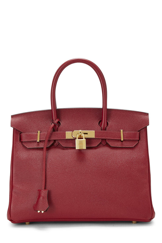 Hermès, Pré-Aimé Rouge Grenat Epsom Birkin 30, Rouge Grenat