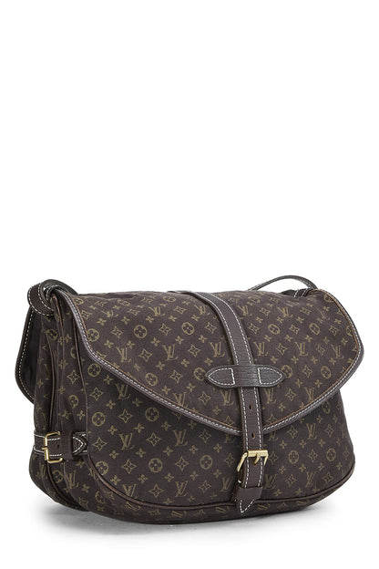 Louis Vuitton, Pre-Loved Brown Monogram Mini Lin Saumur 30, Brown