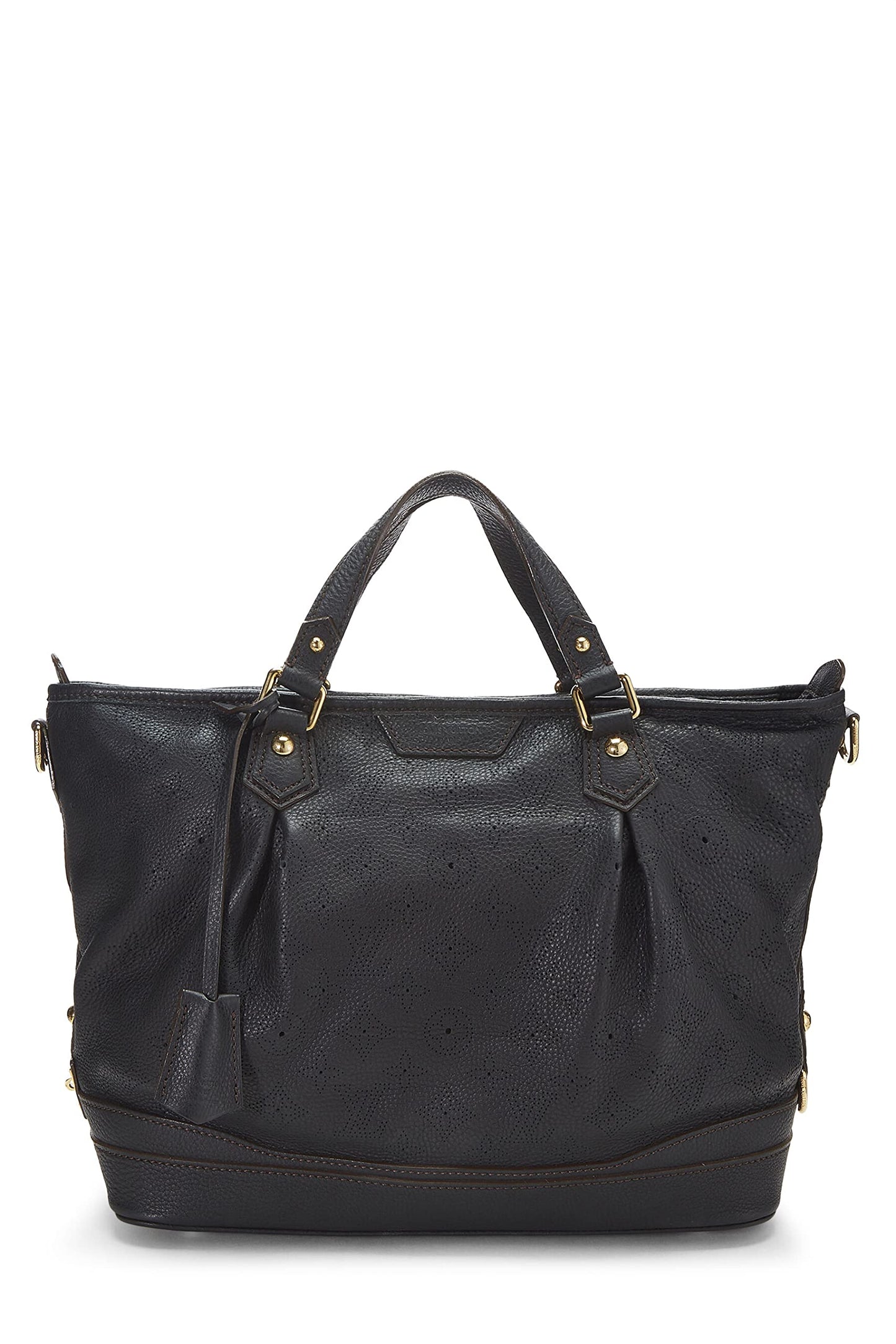 Louis Vuitton, PM estelar de cuero Mahina con monograma negro Pre-Loved, Negro