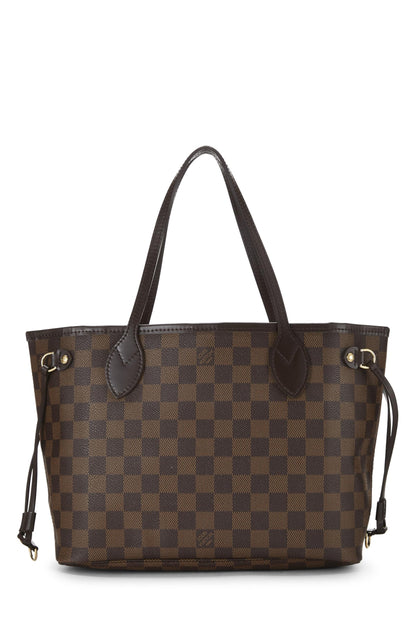 Louis Vuitton, Damier Ebene Neverfull PM d'occasion, marron