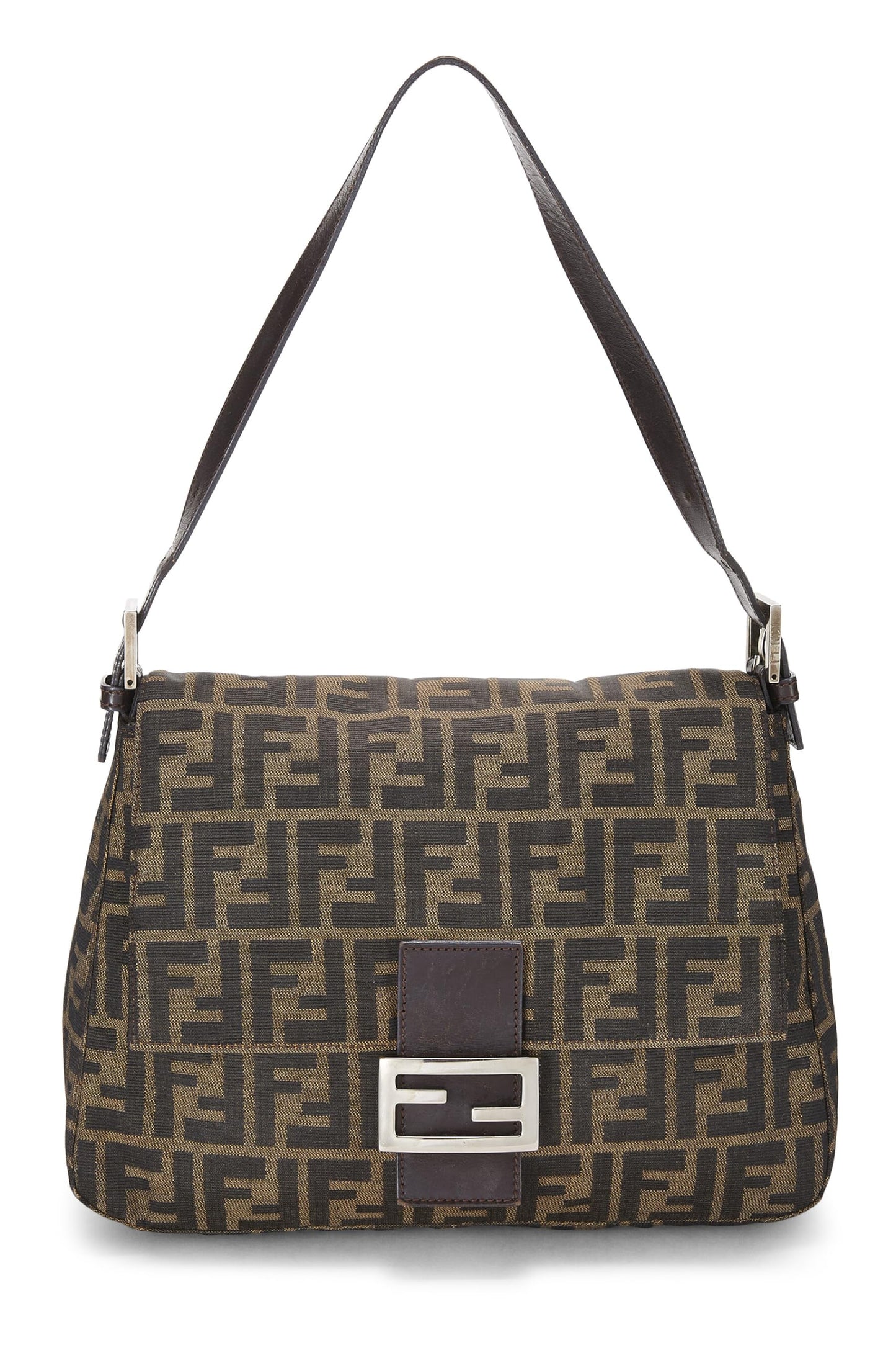 Fendi, Pre-Loved Brown Zucca Canvas Mama, Brown