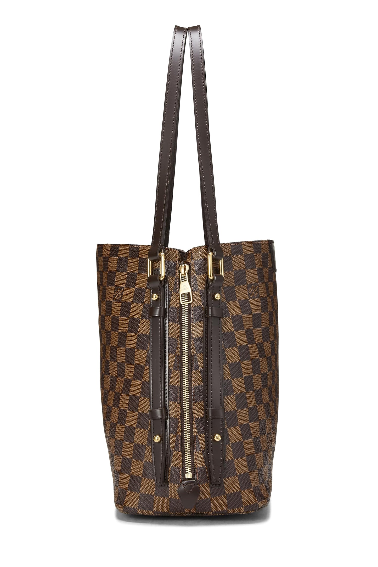 Louis Vuitton, Cabas Rivington Damier Ebène d'occasion, marron