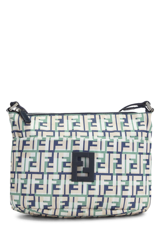 Fendi, sac à bandoulière Zucchino en nylon multicolore d'occasion, multicolore