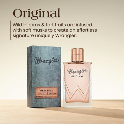 Wrangler Original Perfume For Her by Tru Western, 2.5 fl oz - Sugared Fruits, Tart, Vibrant.