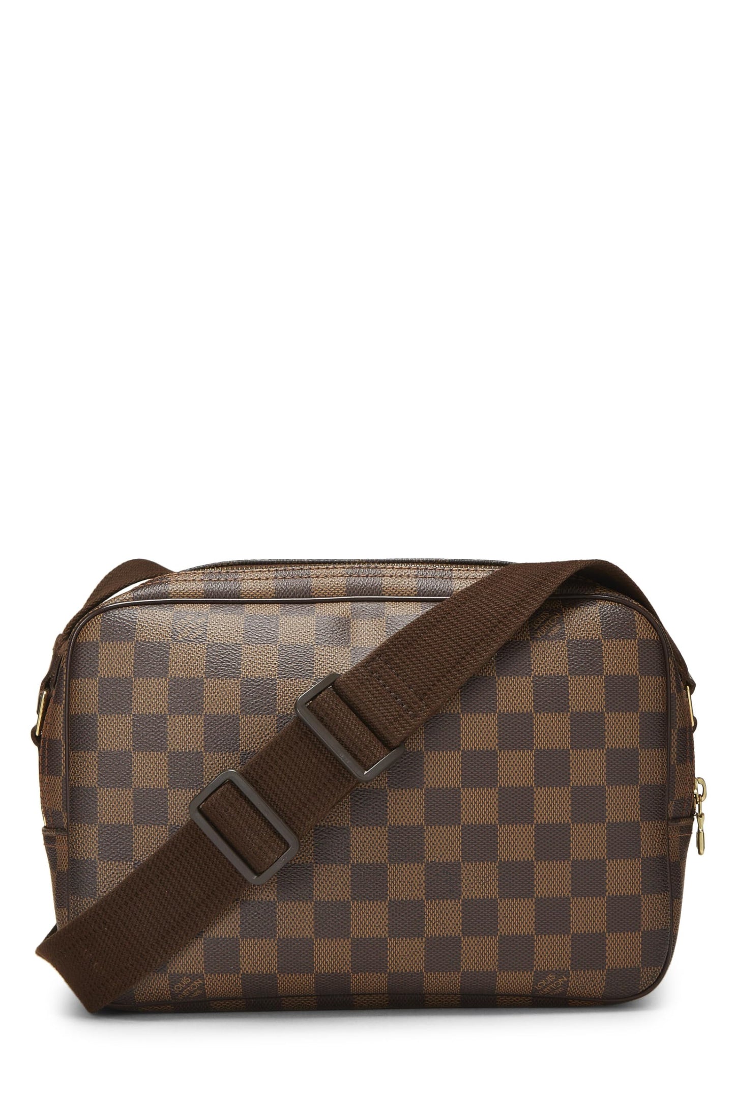 Louis Vuitton, primer ministro Damier Ebene Reporter, marrón