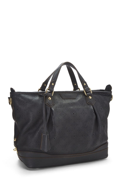 Louis Vuitton, PM estelar de cuero Mahina con monograma negro Pre-Loved, Negro