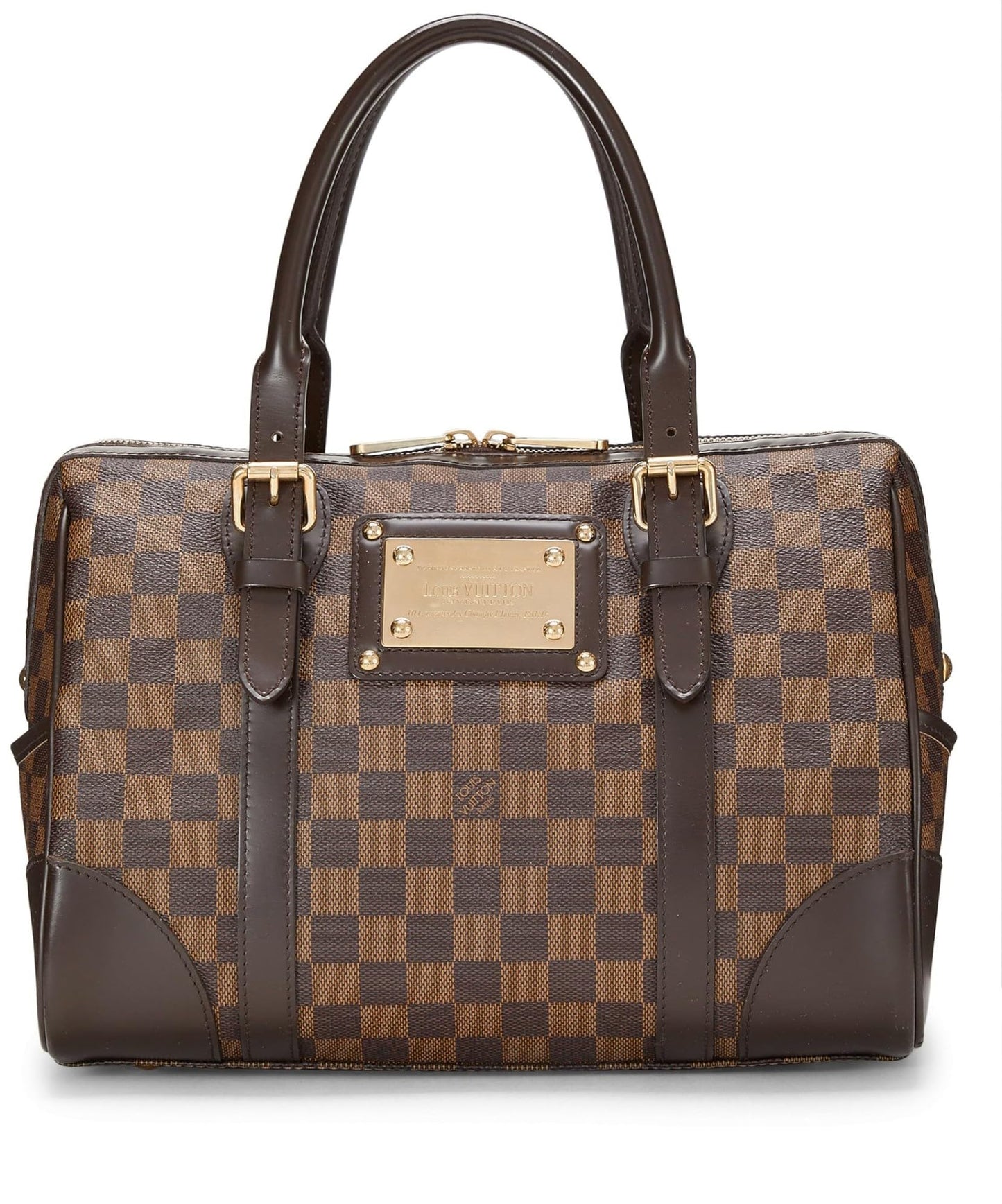 Louis Vuitton, Pre-Loved Damier Ebene Berkeley, Marrón