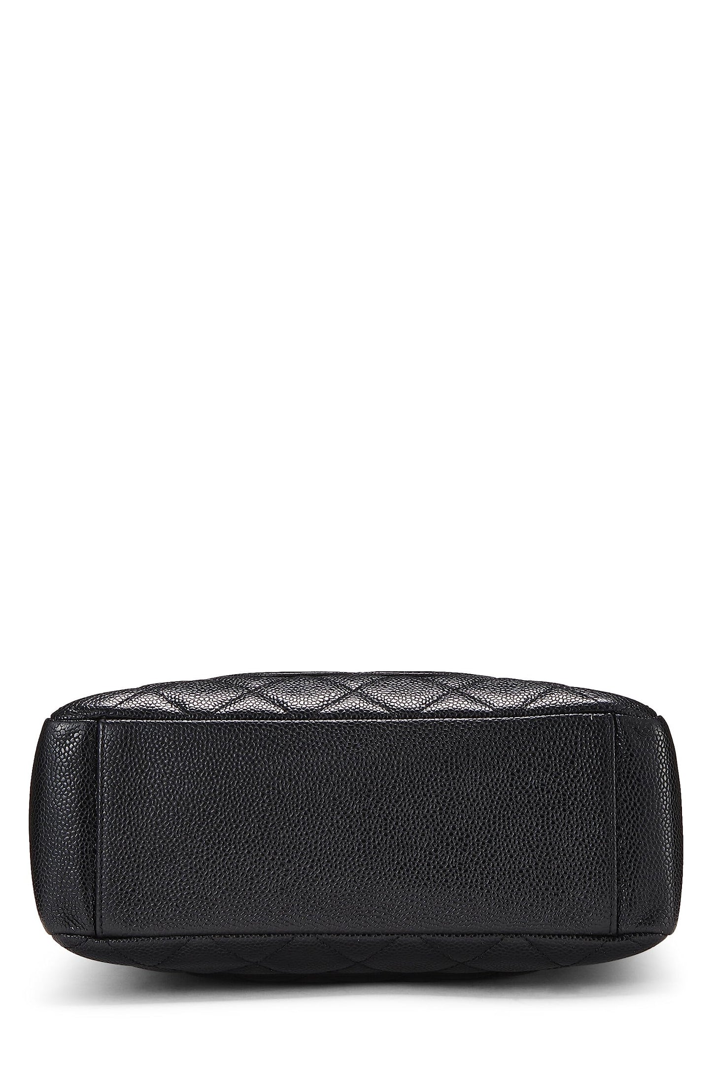 Chanel, sac cabas matelassé noir Caviar Petite d'occasion (PST), noir