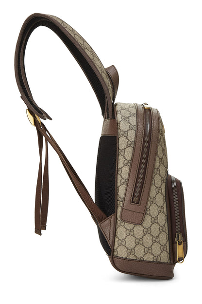 Gucci, sac à dos Ophidia en toile GG Supreme d'origine d'occasion, petit, marron