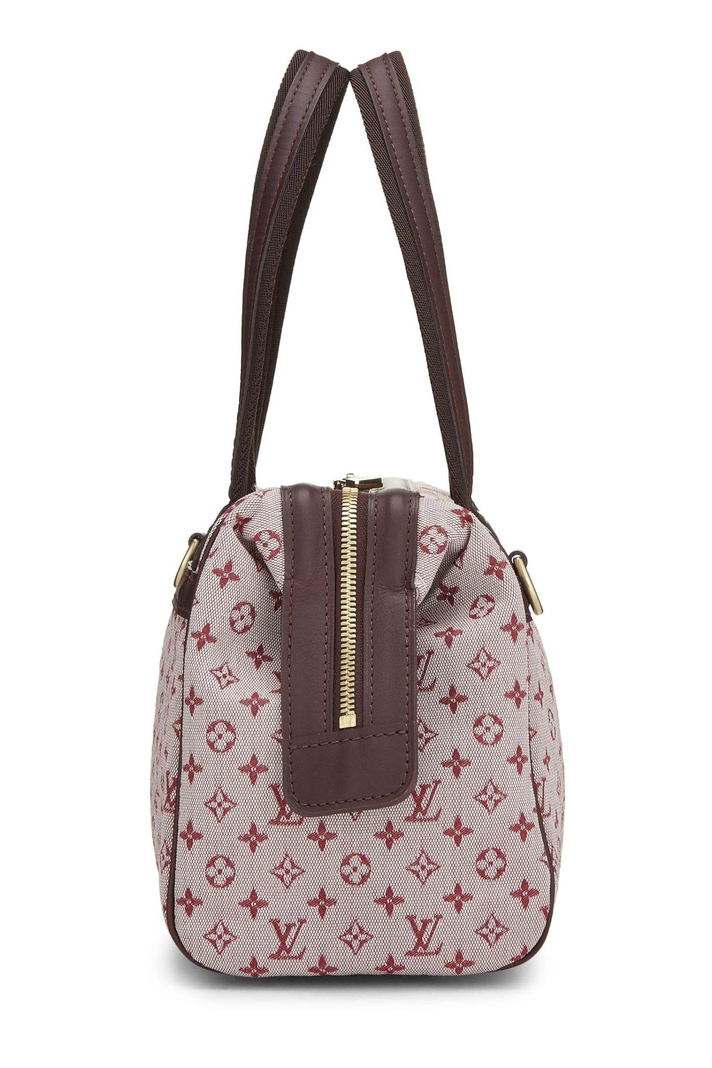 Louis Vuitton, Pre-Loved Burgundy Monogram Mini Lin Josephine PM, Red