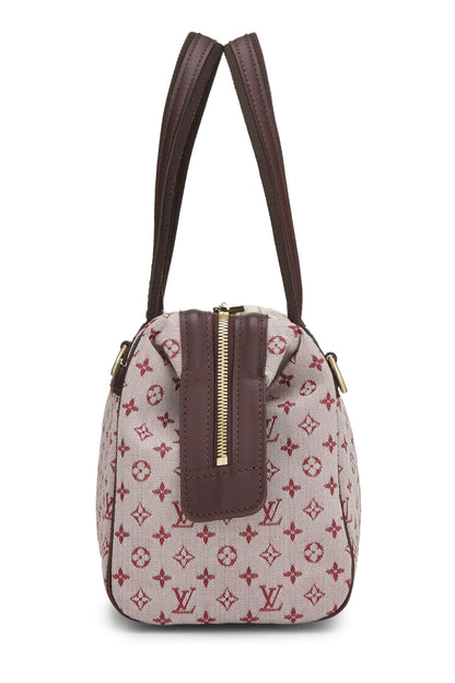 Louis Vuitton, Pre-Loved Mini Lin Josephine PM con monograma burdeos, Rojo