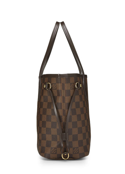 Louis Vuitton, Damier Ebene Neverfull PM d'occasion, marron