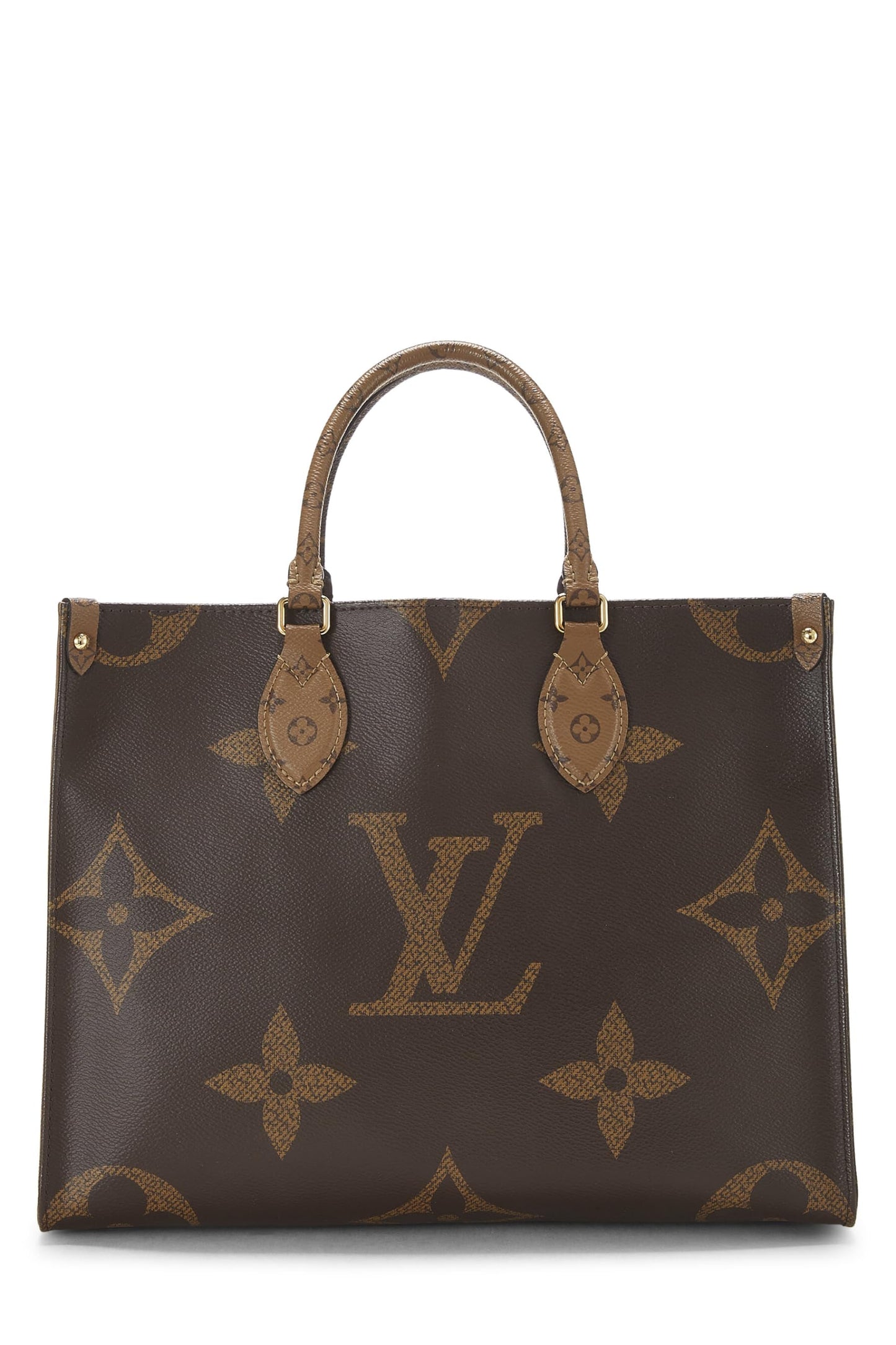 Louis Vuitton, Monograma invertido gigante On The Go MM Pre-Loved, Marrón