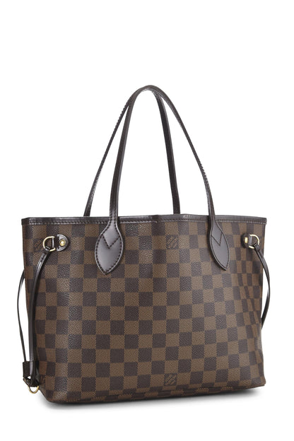 Louis Vuitton, Pre-Loved Damier Ebene Neverfull PM, Brown