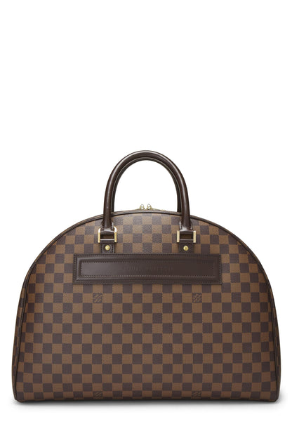 Louis Vuitton, Pre-Loved Damier Ebene Nolita XL, Marrón