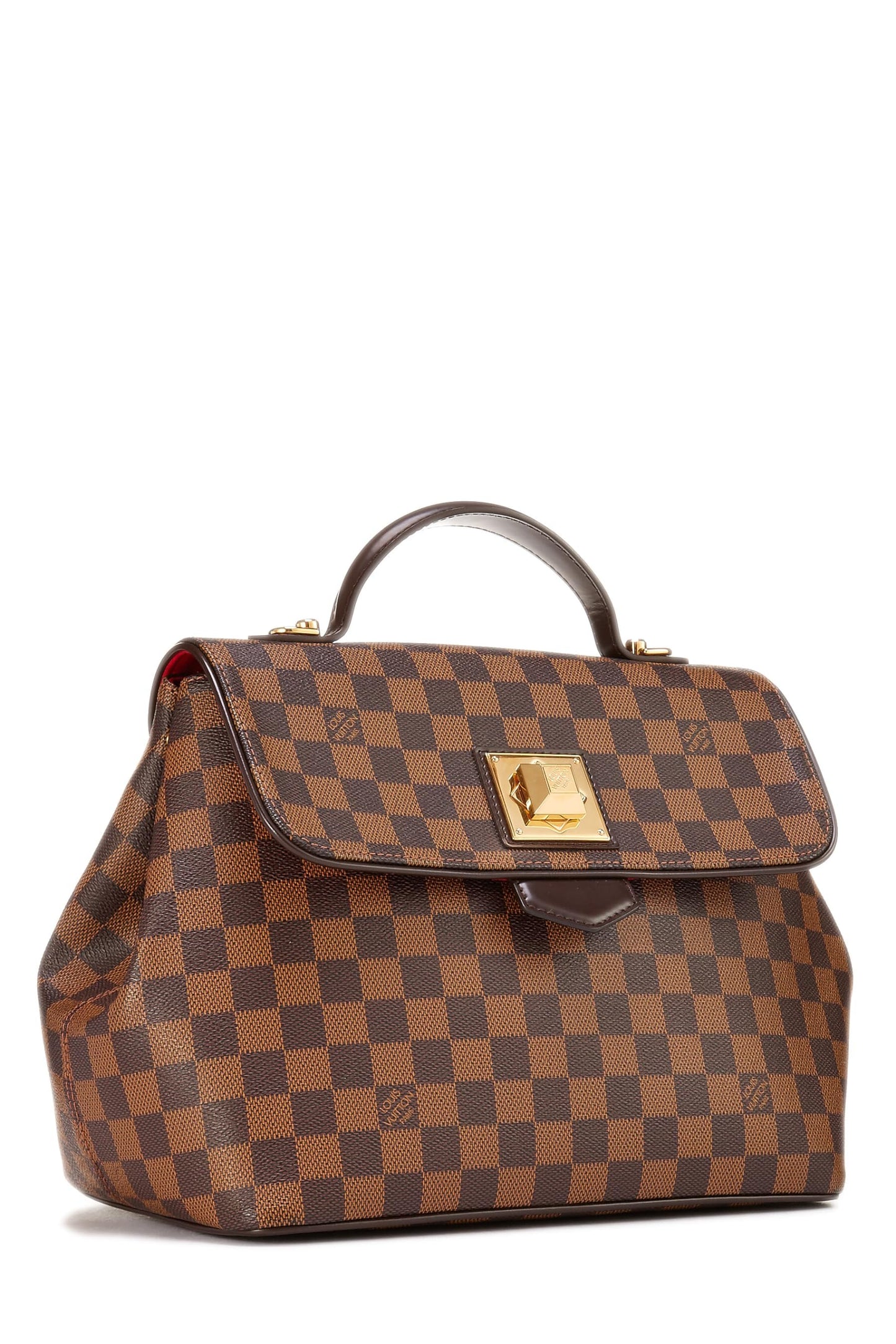 Louis Vuitton, Pre-Loved Damier Ebene Bergamo MM, Marrón