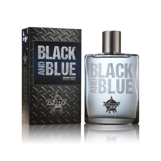 Eau de Cologne pour homme PBR Black and Blue de Tru Western - Partenaire parfum officiel de PBR - Parfum vif, frais et masculin - 3,4 fl oz | 100 ml