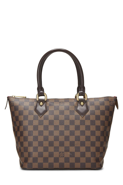 Louis Vuitton, Pre-Loved Damier Ebene Saleya PM, Brown