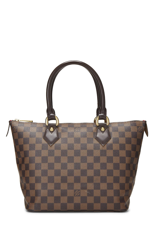 Louis Vuitton, Saleya PM Damier Ebène d'occasion, marron