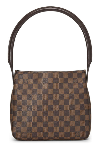 Louis Vuitton, Damier Ebene Looping MM d'occasion, commande spéciale, marron