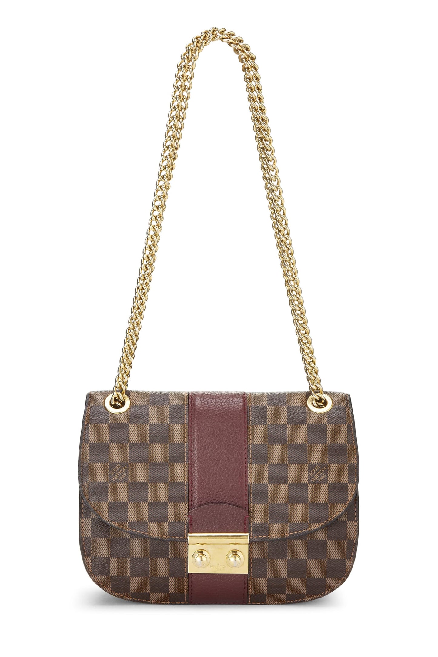 Louis Vuitton, Damier Ebene Wight noir d'occasion, bordeaux