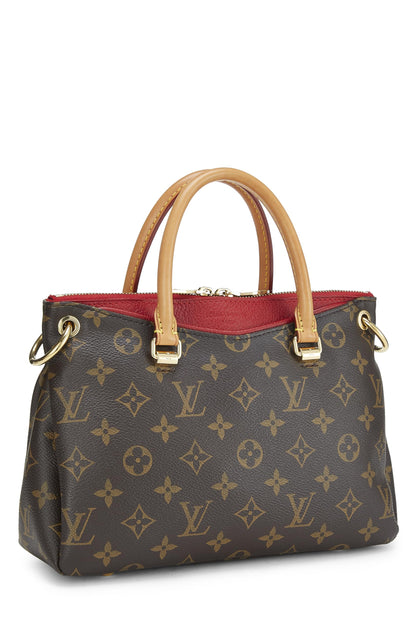 Louis Vuitton, Pallas BB en toile monogram rouge d'occasion, rouge