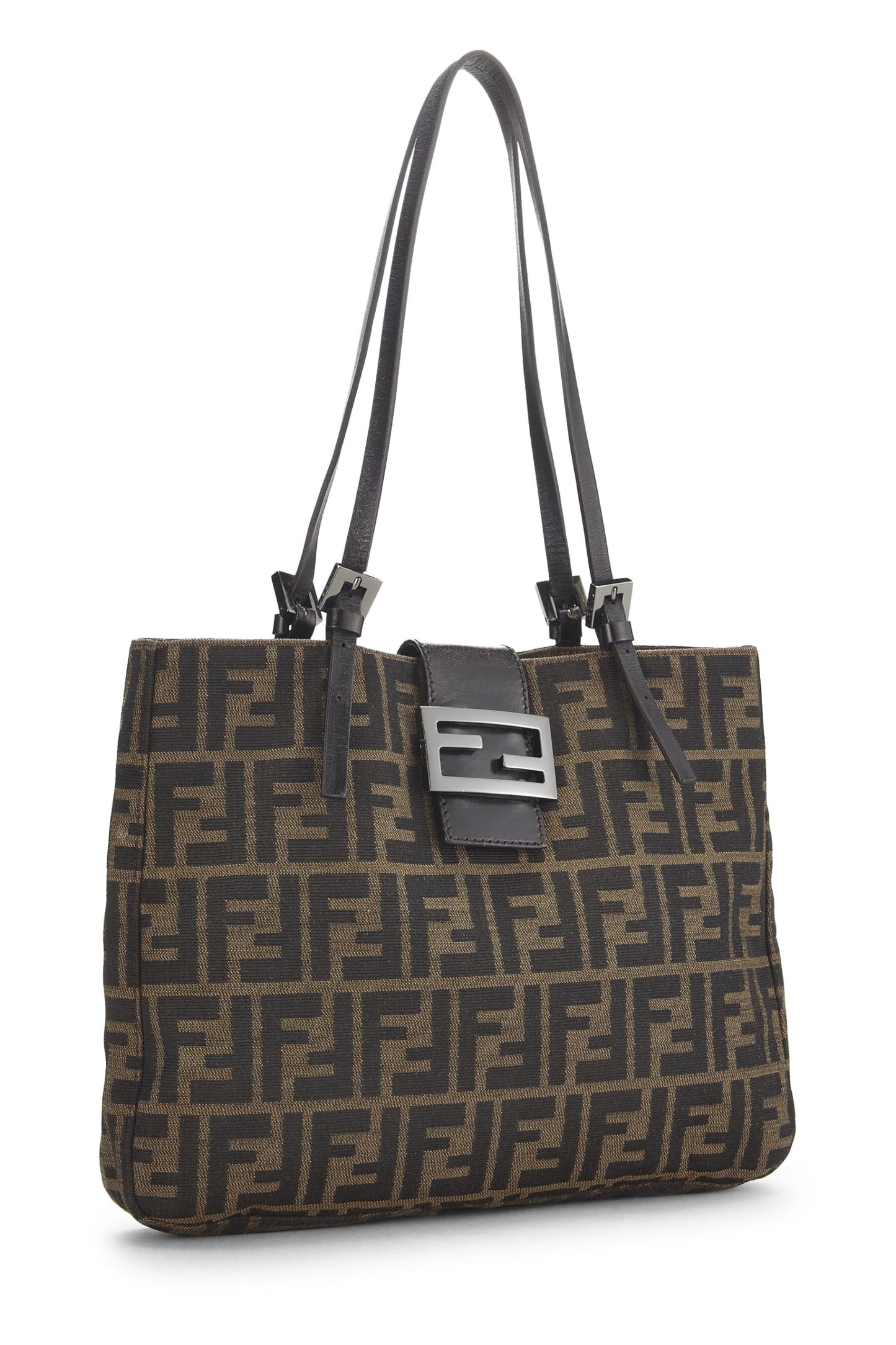 Fendi, sac fourre-tout en toile Blown Zucca d'occasion, petit, marron