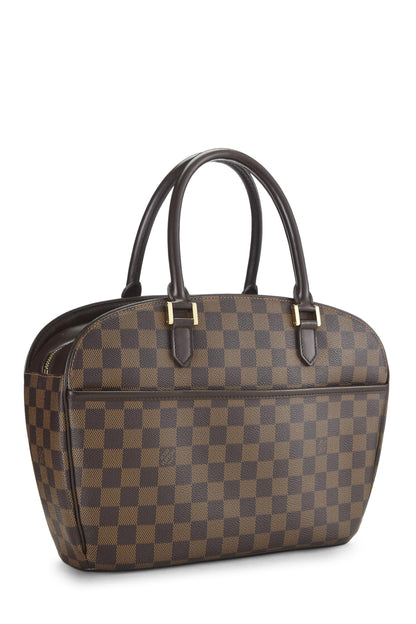 Louis Vuitton, Pre-Loved Damier Ebene Sarria Horizontal, Marrón